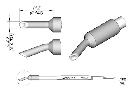 Spoon Cartridge Ø 2.3