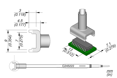 Dual In Line Cartridge 7.1 x 13