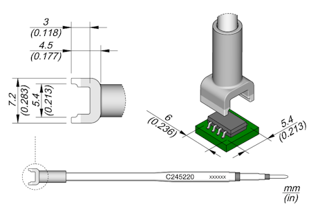 Dual In Line Cartridge 5.4 x 6