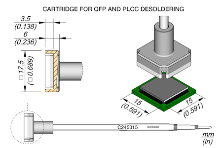 QFP Cartridge 15 x 15