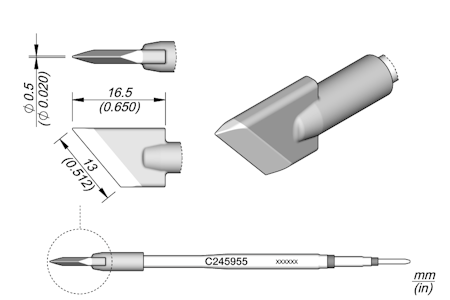 Knife Cartridge 13 x 0.5
