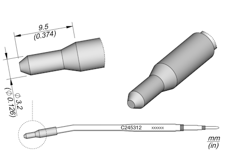 Heat Staking Cartridge Ø 3.2