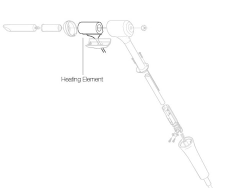 Heating element for 325S soldering iron