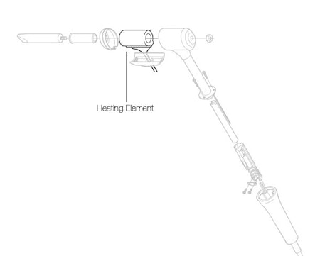 Heating element for 150S soldering iron