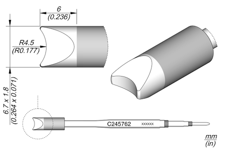 Round Connector Cartridge R 4.5