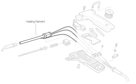 Heating element for 55N