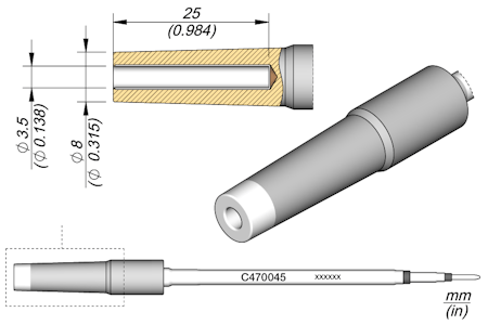 Pin / Connector Cartridge Ø 3.5