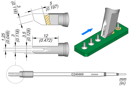 Drag Soldering Cartridge 1.25 L
