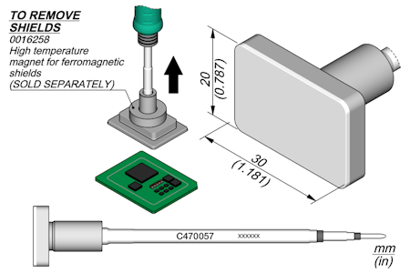 RF Shield Removal Cartridge 20 x 30