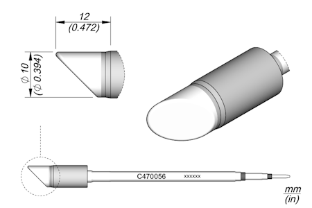 Bevel Cartridge Ø 10