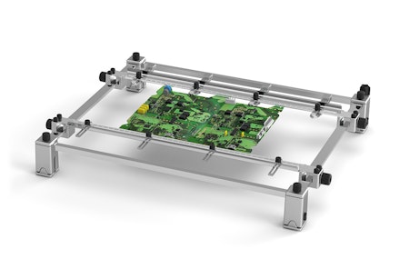 Support for PCBs up to 36 x 28 cm / 14 x 11 in