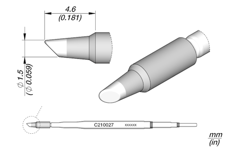 Bevel Cartridge Ø 1.5