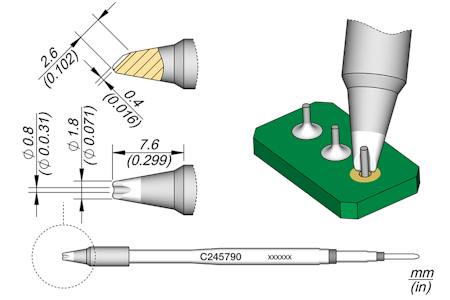 Barrel Cartridge Ø 0.8