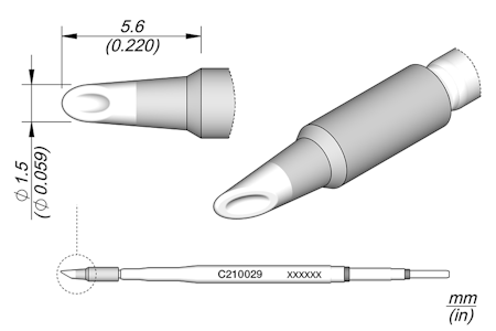 Spoon Cartridge Ø 1.5