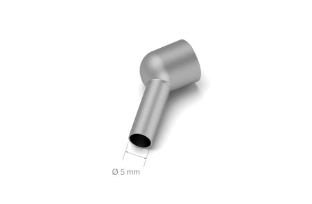 Bent Nozzle Ø5 - 45º for TET Heater