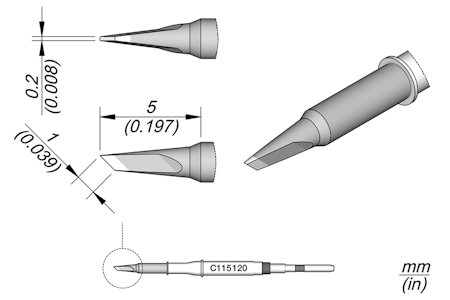 Knife Cartridge 1 x 0.2