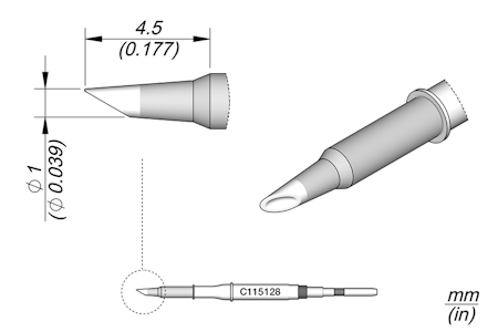 Spoon Cartridge Ø 1