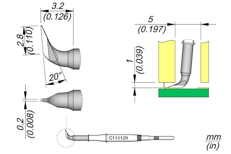 Knife Cartridge 2.8 x 0.2