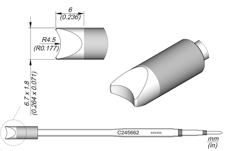 Round Connector Cartridge R 4.5