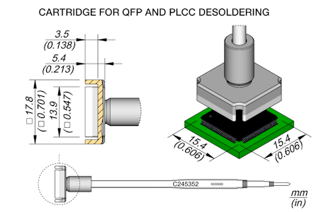 QFP Cartridge 15.4 x 15.4