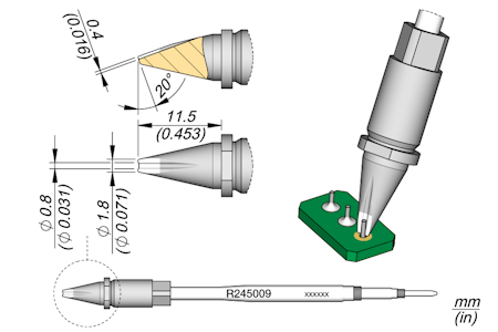 Barrel Cartridge Ø 0.8
