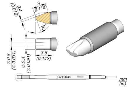 Barrel Cartridge Ø 0.8