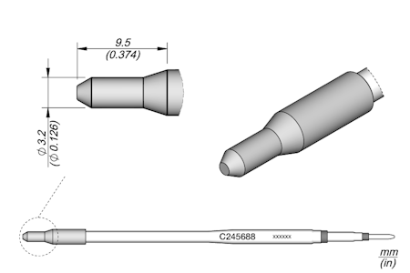 Heat Staking Cartridge Ø 3.2