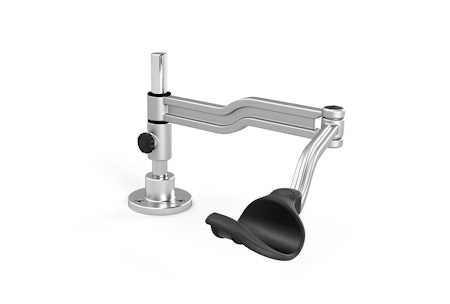 Articulated Table-Mounted Right Hand Rest