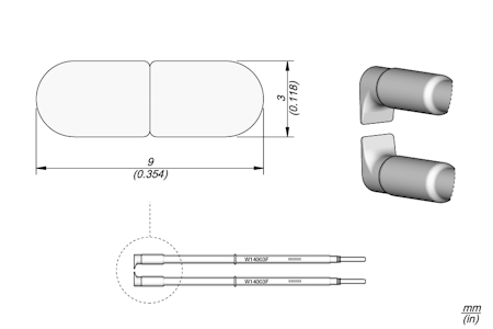 Flat Blade Cartridges 3mm