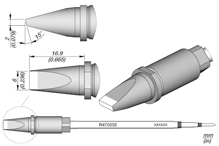 Chisel Cartridge 6 x 2