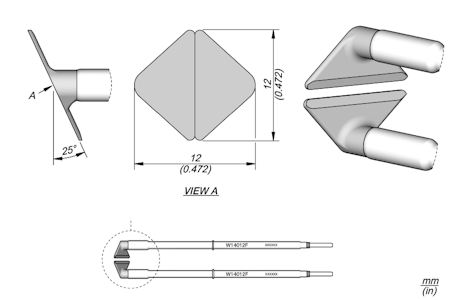 Flat Blade Cartridges 12mm