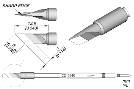 Knife Cartridge 6 x 0.1