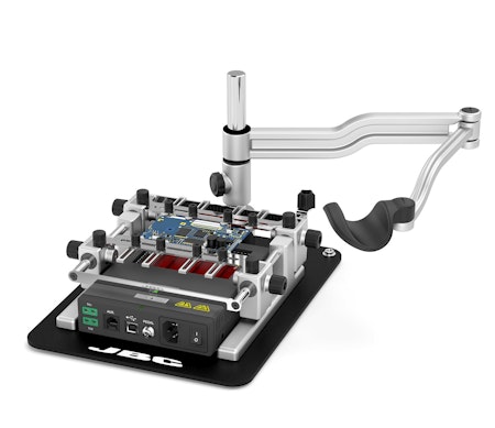 Rework Bench for PCBs up to 11 x 7 cm / 4 x 3 in