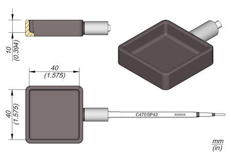 Solder Pot Cartridge 40 x 40