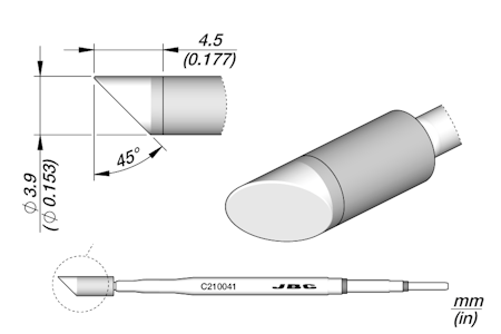 Bevel Cartridge Ø 3.9 S2