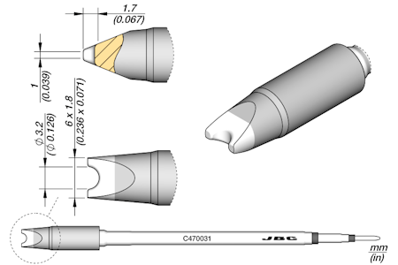 Pin / Connector Cartridge Ø 3.2