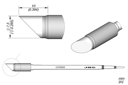 Bevel Cartridge Ø 7.5