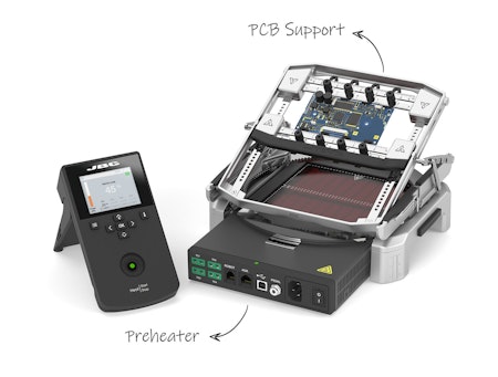 Multiaxis Preheater Set for PCBs up to 13 x 13 cm / 5 x 5"