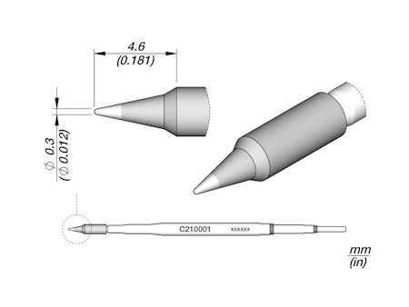 Conical Cartridge Ø 0.3