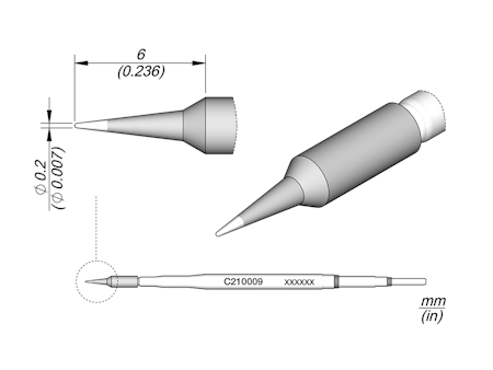 Conical Cartridge Ø 0.2