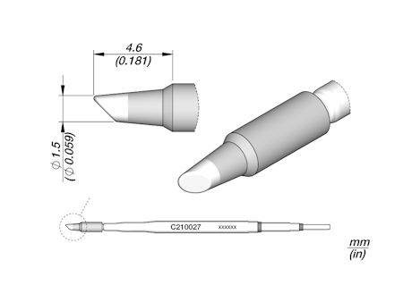 Bevel Cartridge Ø 1.5