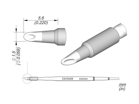 Spoon Cartridge Ø 1.5