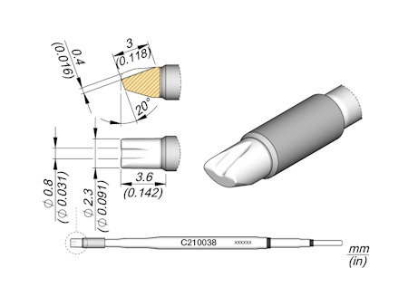 Barrel Cartridge Ø 0.8