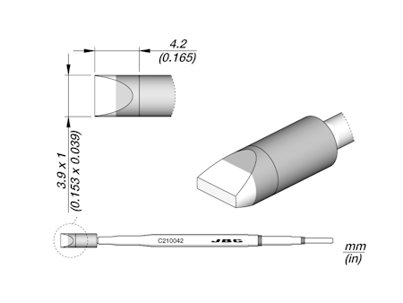 Chisel Cartridge 3.9 x 1 S2