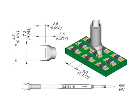 Chip Cartridge 4.5mm