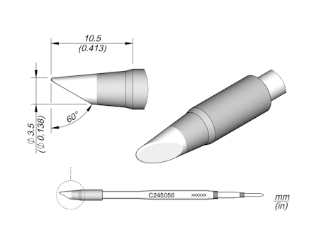 Bevel Cartridge Ø 3.5 HT
