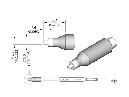 Pin / Connector Cartridge Ø 1.45