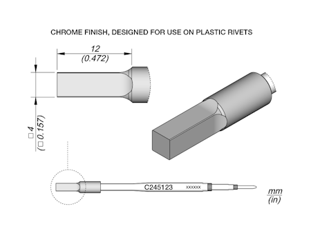 Heat Staking Cartridge 4 x 4