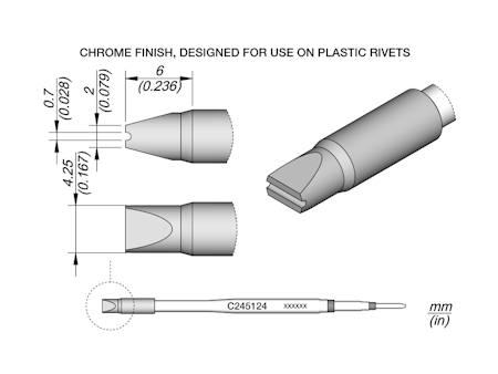 Heat Staking Cartridge 4.25 x 2