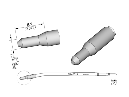 Heat Staking Cartridge Ø 3.2